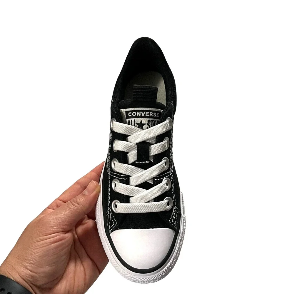 Converse Chuck Taylor All Star Rave Girls Boys Slip-on Sneakers Size‎ 12 Black
